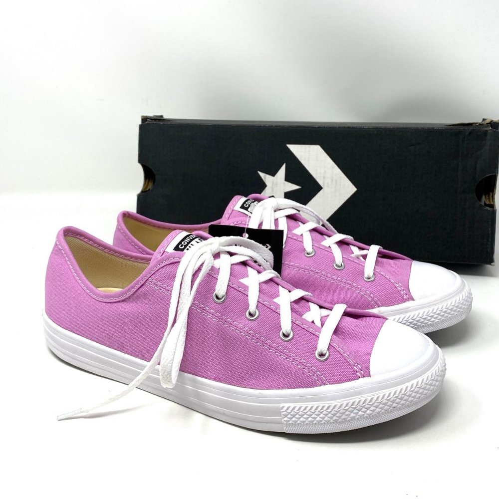 Converse CTAS Dainty Canvas Skate Sneakers Low Top Pink Shoes Women Size 566769F